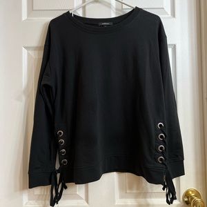 Ambience black shirt with side ties